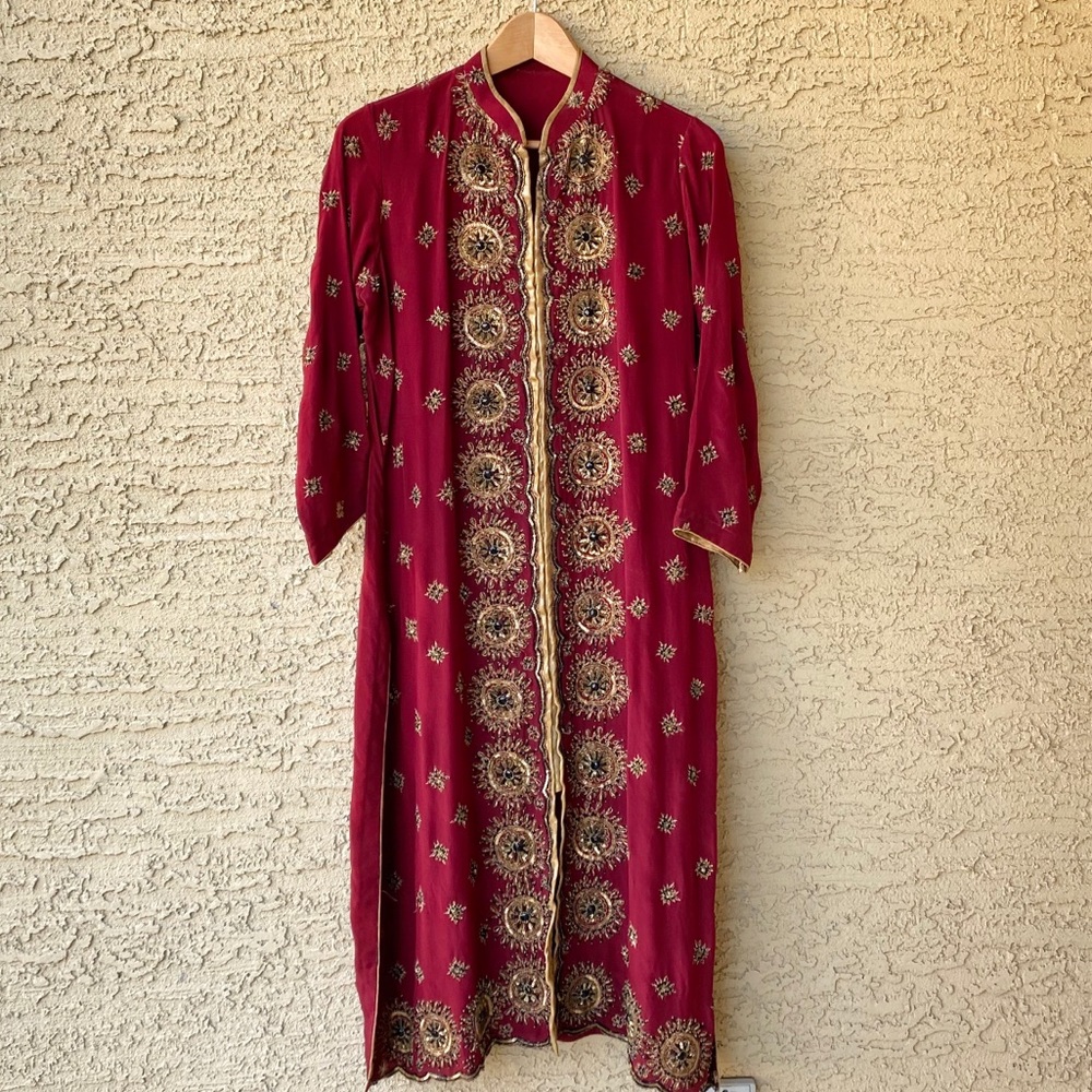 Maroon Indian Kurti w/Pants
